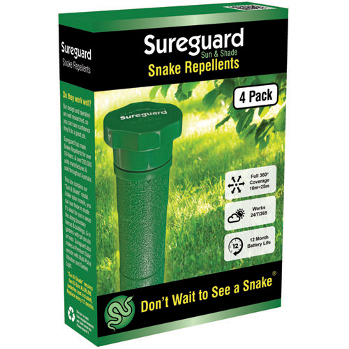 Sun and Shade Battery Snake Repellent box front