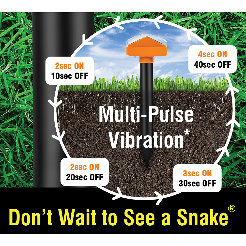 Multi-Pulse Vibration Snake Repellent