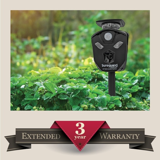[.840-extended] Warranty - Scarecrow Motion Activated Ultrasonic Repellent
